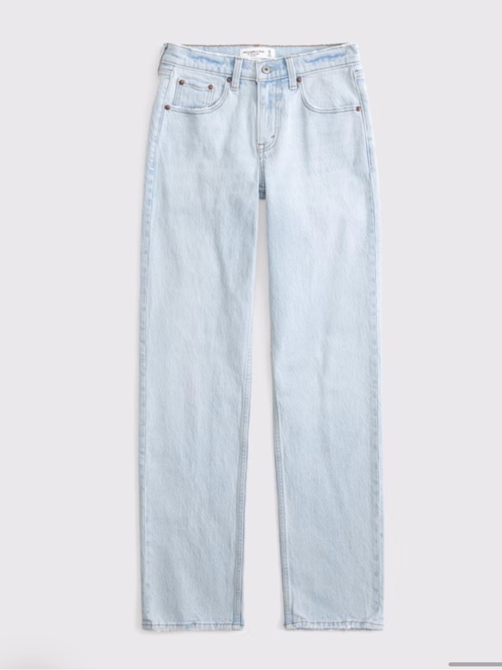 Abercrombie & Fitch Light Wash Straight Leg mid rise Jeans